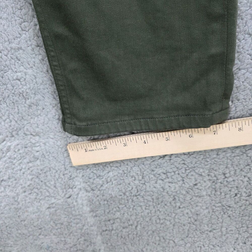 Paige Jeans Men's Pine Shade Green Jeans Straight Denim Casual Size 31x34 - Picture 11 of 12